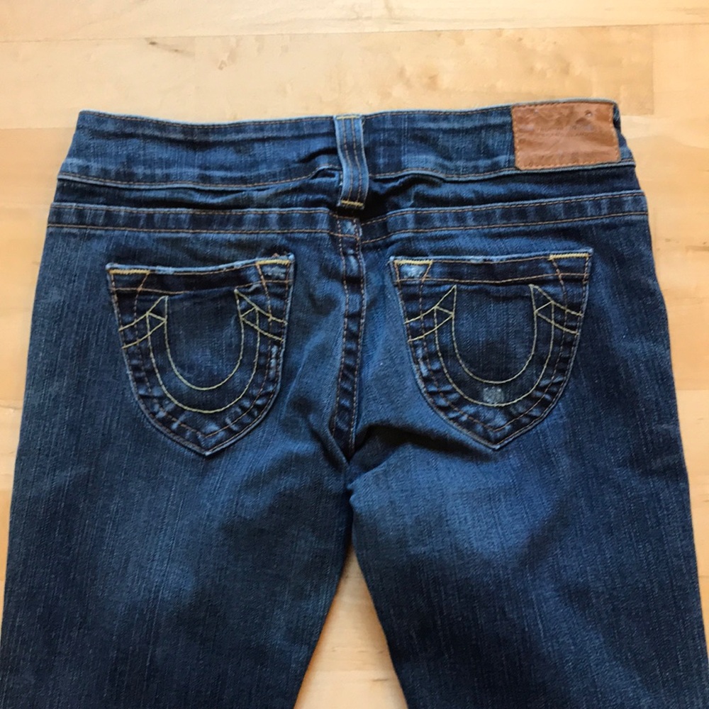 True Religion dark blue jeans 28/34 bootcut